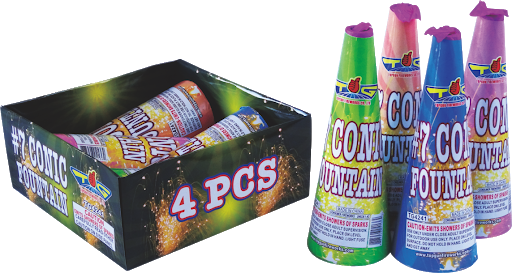 #7 Conic Fountain Pack